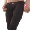 Legging Onniko Noir - Rose Fluo