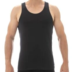 Lot De 2 Débardeurs Modern Cotton Stretch Noirs