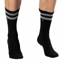 Lot De 2 Paires De Chaussettes Sport Maurice Noires