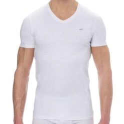 Lot De 2 T-Shirts Pur Coton Blancs