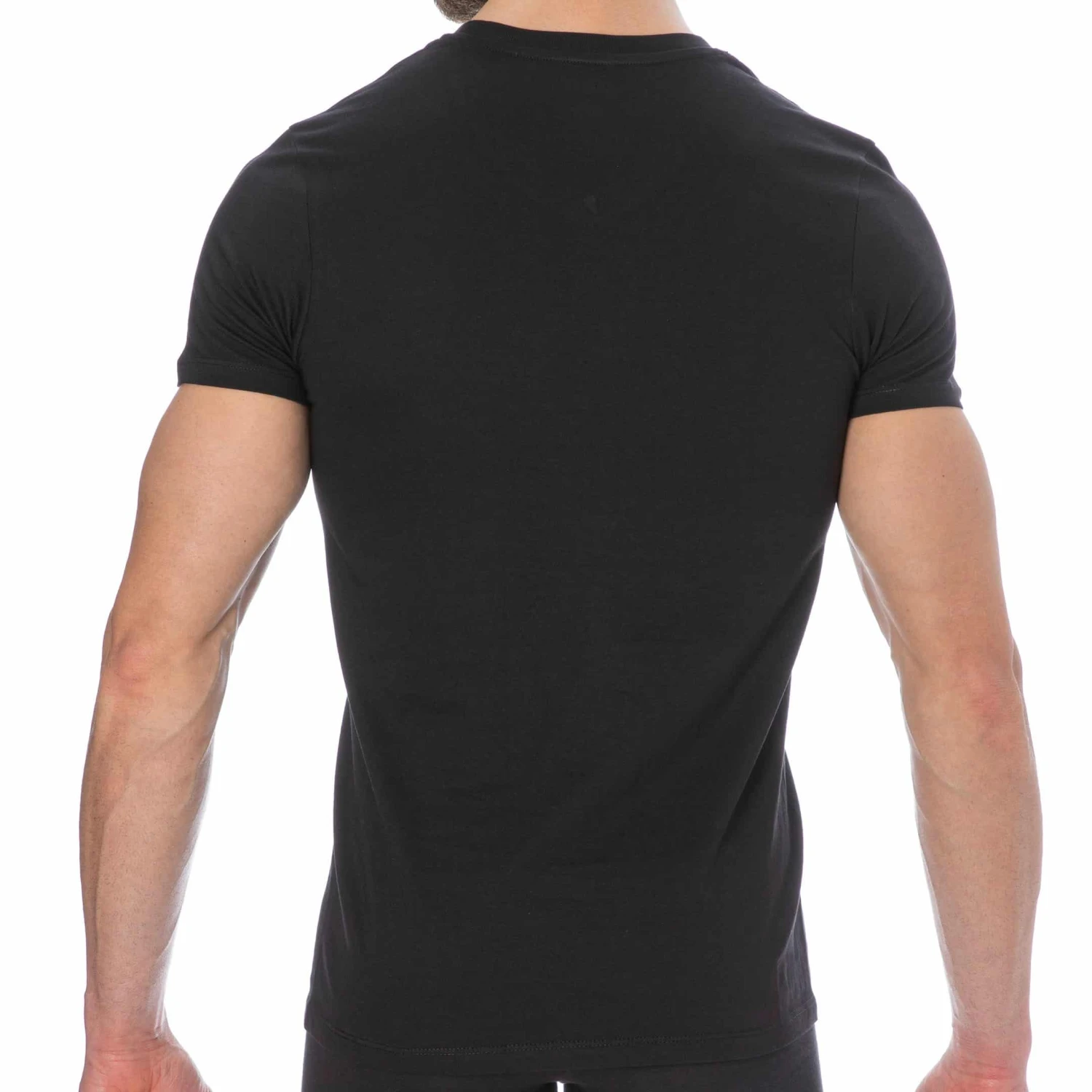 Lot De 2 T-Shirts Pur Coton Noirs â Image 4