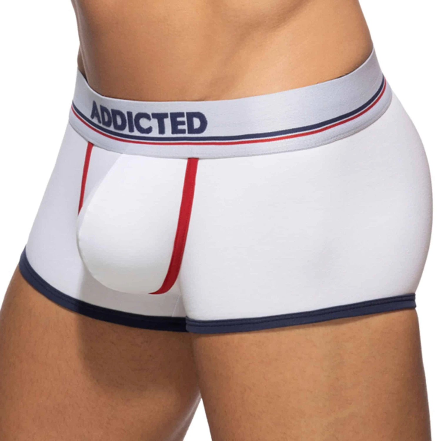 Lot De 3 Shortys Tommy Coton Bleu Marine - Blanc - Rouge â Image 2