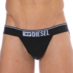 Lot De 3 Jock Straps Denim Division Coton Noirs