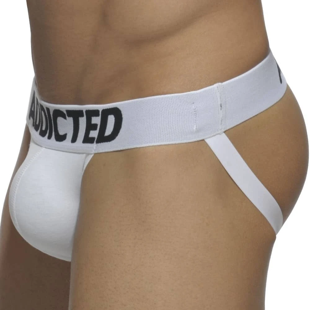Lot De 3 Jock Straps My Basic Blanc - Noir - Royal â Image 4