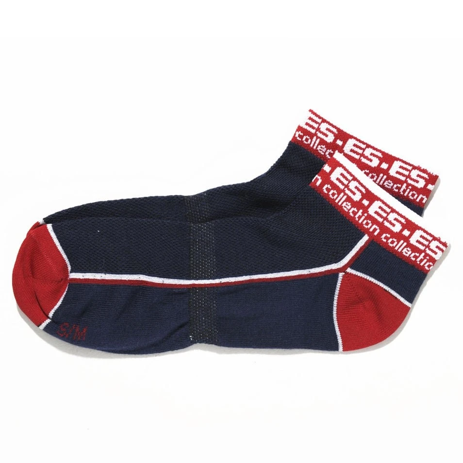 Lot De 3 Paires De Socquettes Sport Marines - Rouges - Blanches â Image 3