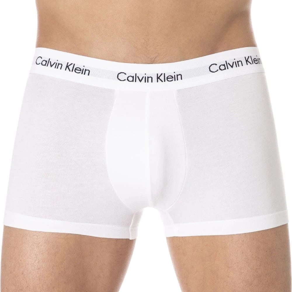 Lot De 3 Boxers Cotton Stretch Bleu - Blanc - Rouge â Image 2