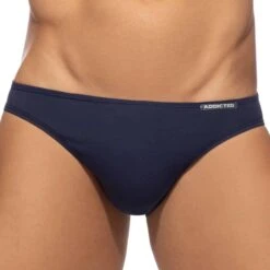 Lot De 3 Slips Bikini Coton Blanc - Bleu Marine - Gris