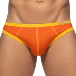 Lot De 3 Slips Twink Coton Orange - Gris - Kaki