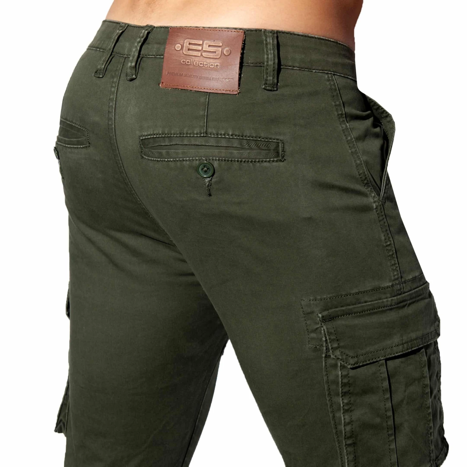 Pantalon Cargo Kaki â Image 3