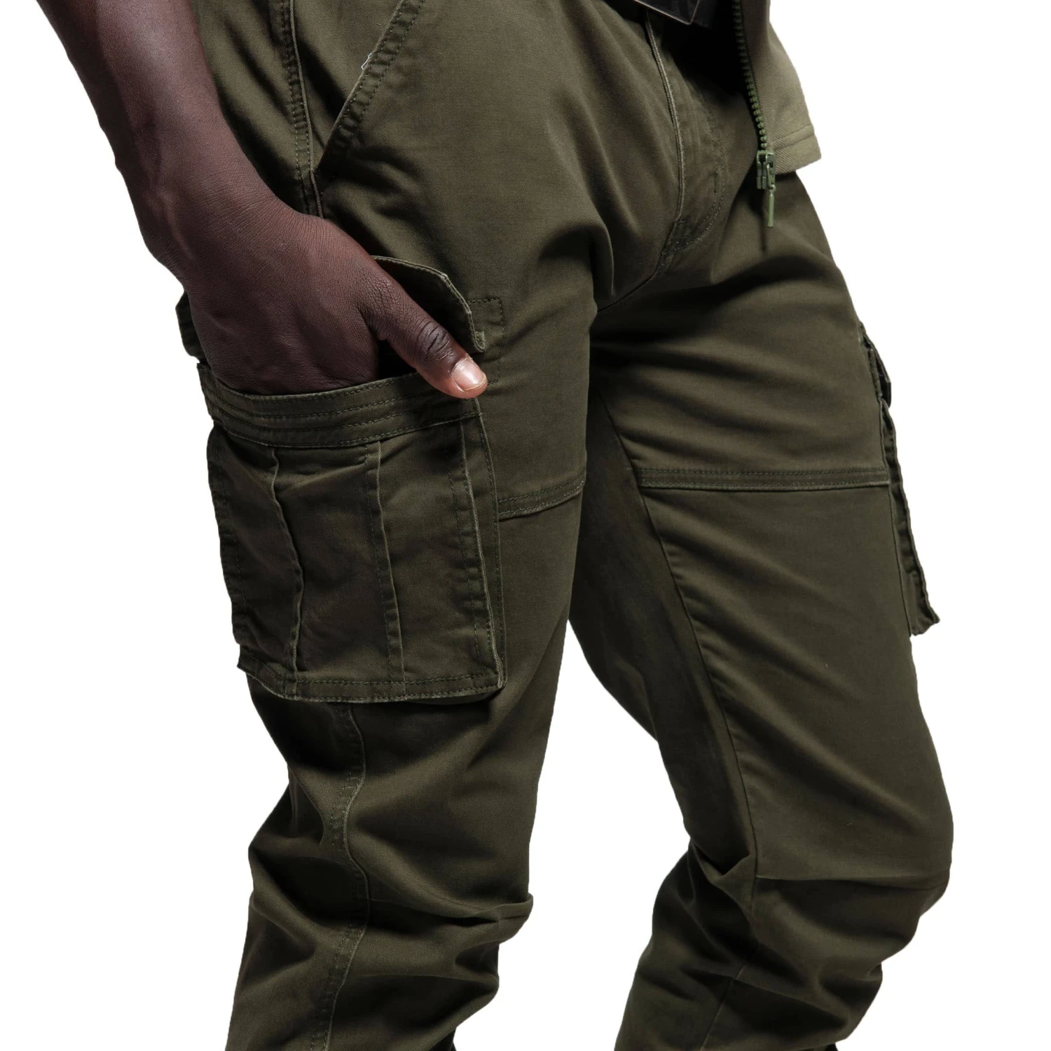 Pantalon Cargo Kaki â Image 4