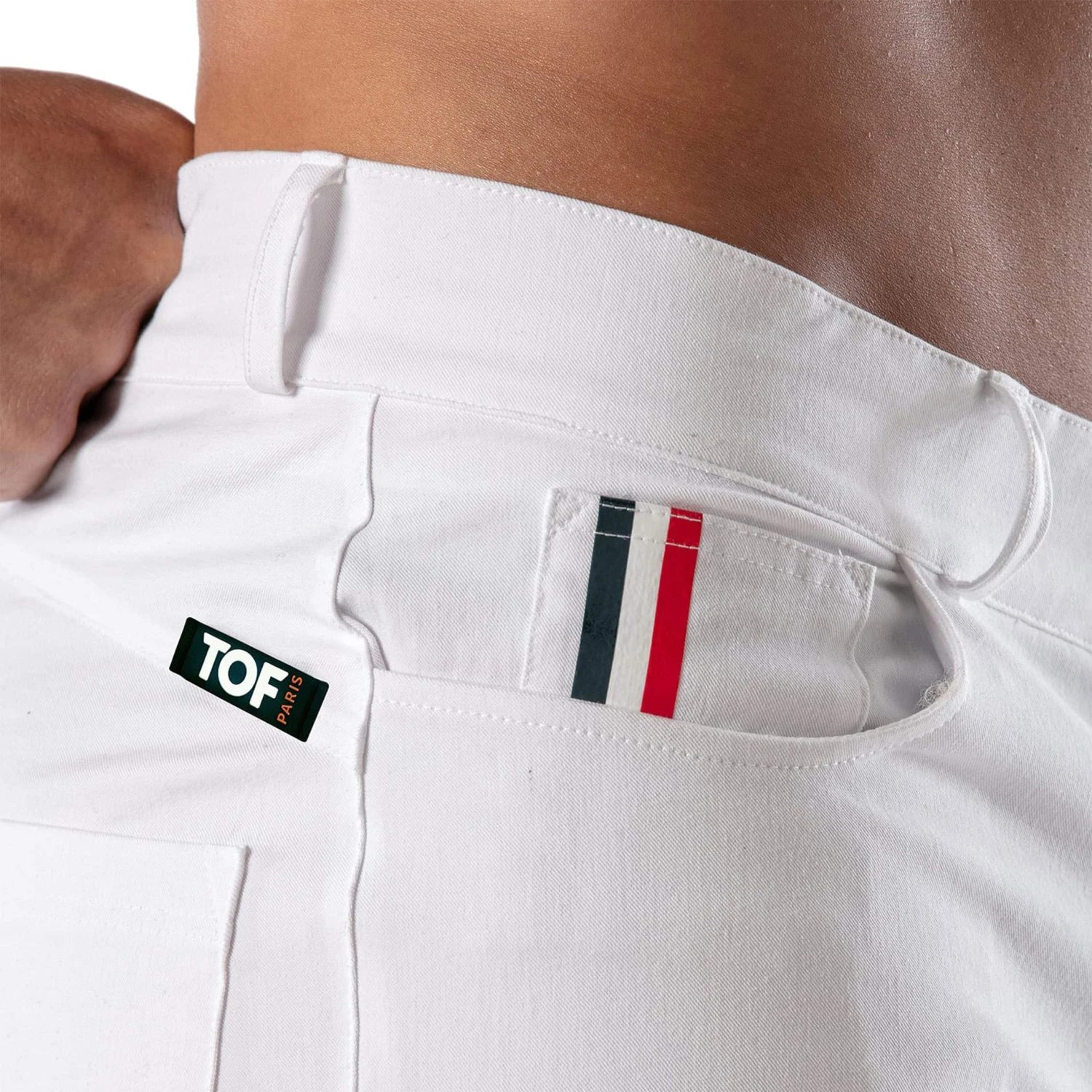 Pantalon Chino Patriot Blanc â Image 3