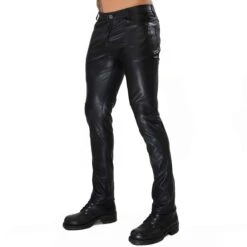 Pantalon Fetish Full-Zip Noir