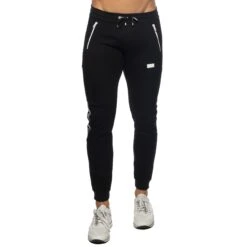 Pantalon Jogging Double Zip Noir