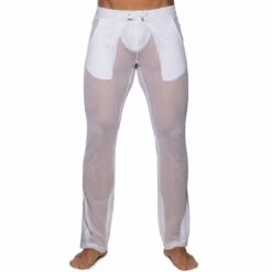 Pantalon Mesh Blanc