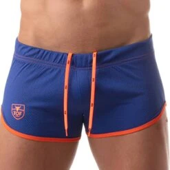 Short Athletic Mesh Bleu Roi