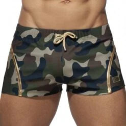 Short Court Microfibre Camouflage - Or