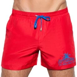 Short De Bain Basic Rouge