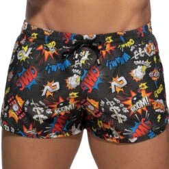 Short De Bain Comic Noir