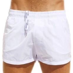Short De Bain Dot Blanc