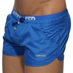 Short De Bain Double Waistband Royal