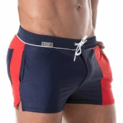 Short De Bain Holidays Marine - Rouge