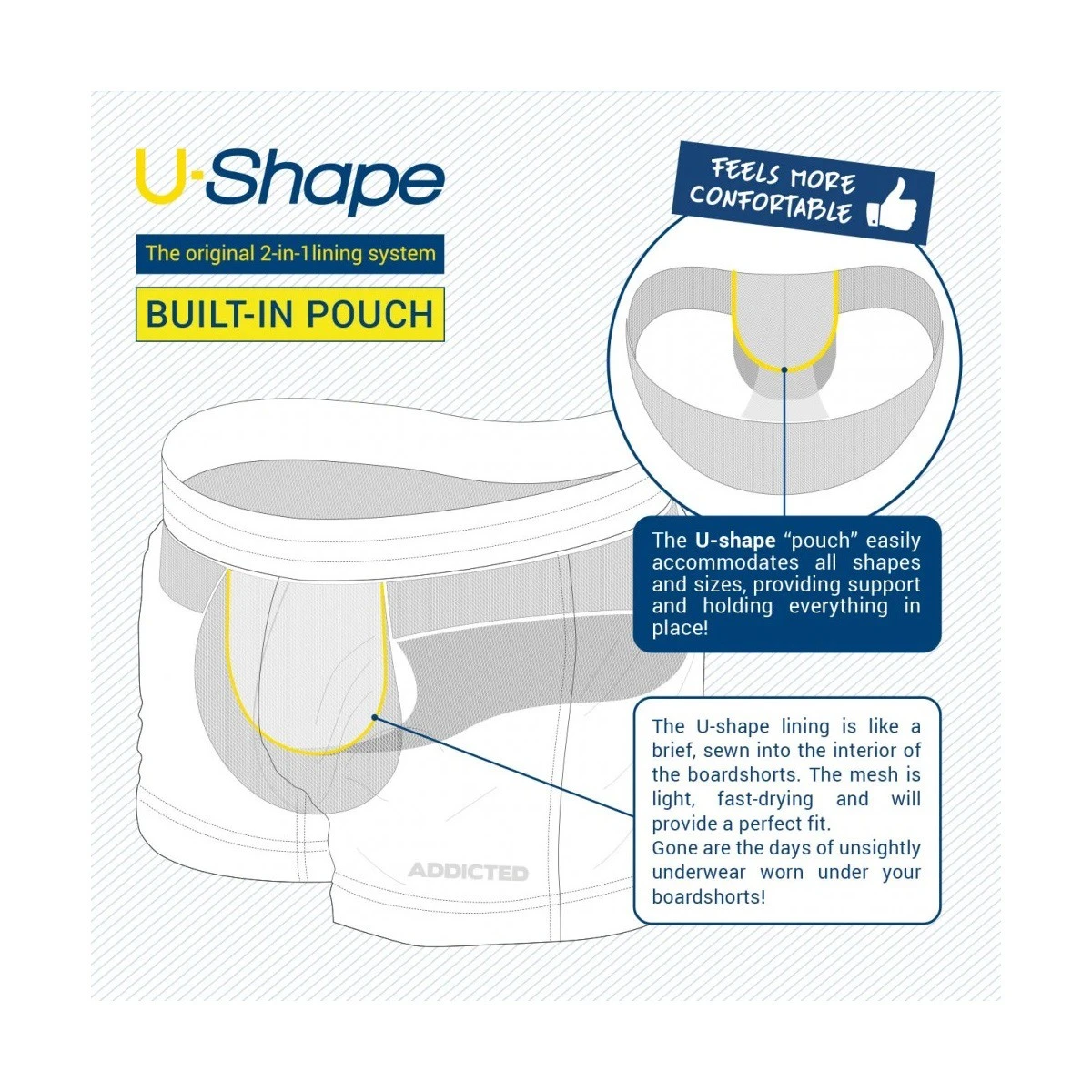 Short De Bain Scottish Gris â Image 3