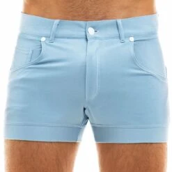 Short Jeans Bleu Clair