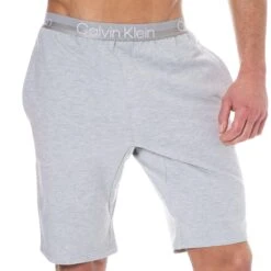 Short Modern Structure Coton Gris Chiné