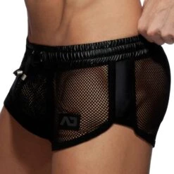 Short Rocky C-Through Mesh Noir