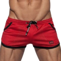 Short Rocky Mesh Rouge