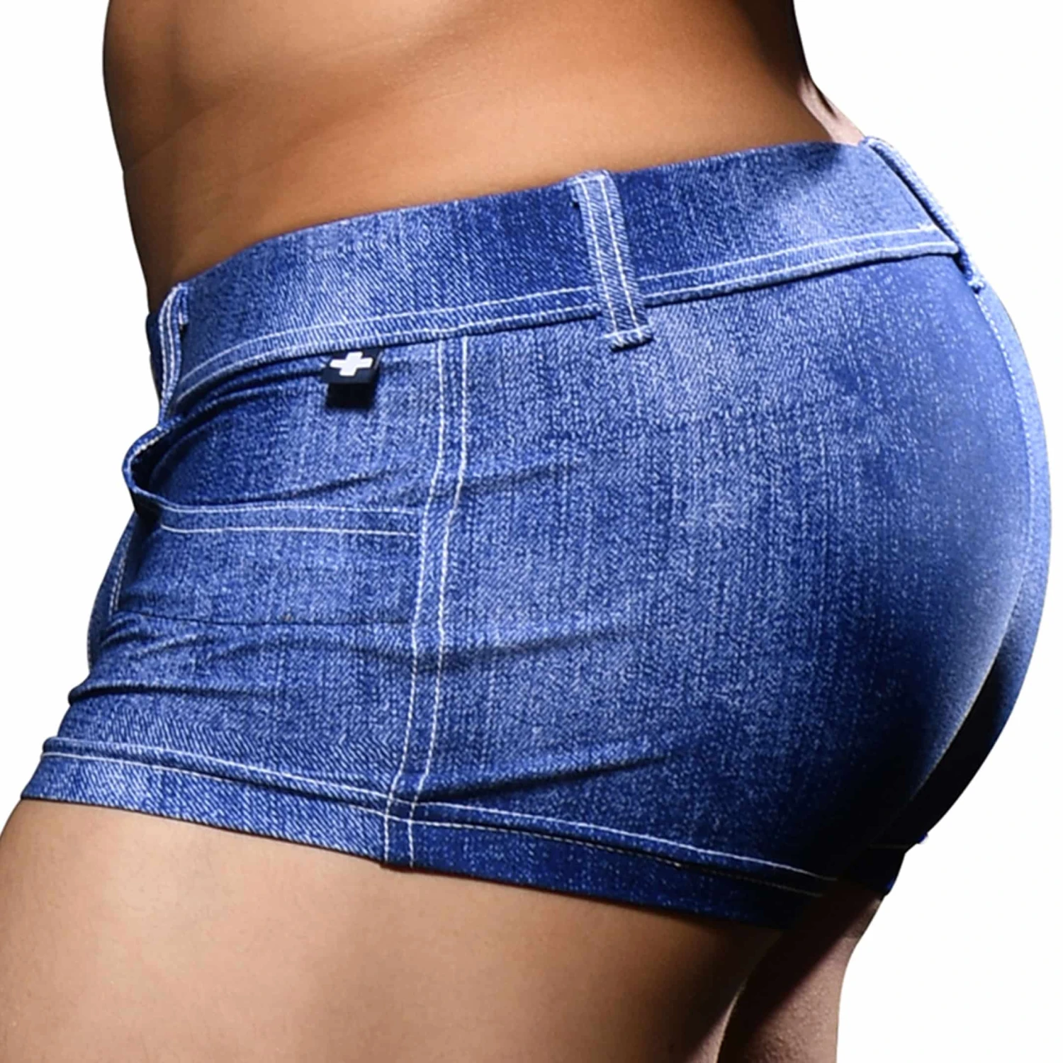 Shorty De Bain Denim Bleu Indigo â Image 2