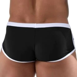 Shorty De Bain Noir - Blanc