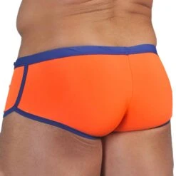 Shorty De Bain Orange - Bleu