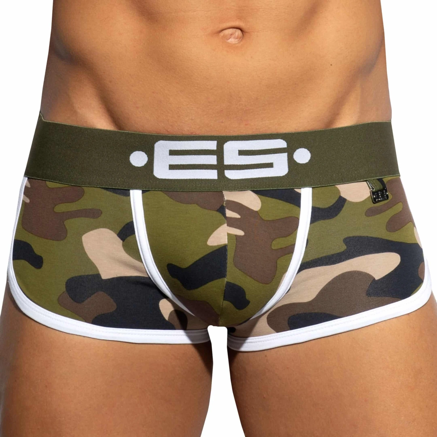 Shorty Double Side Coton Camouflage - Kaki