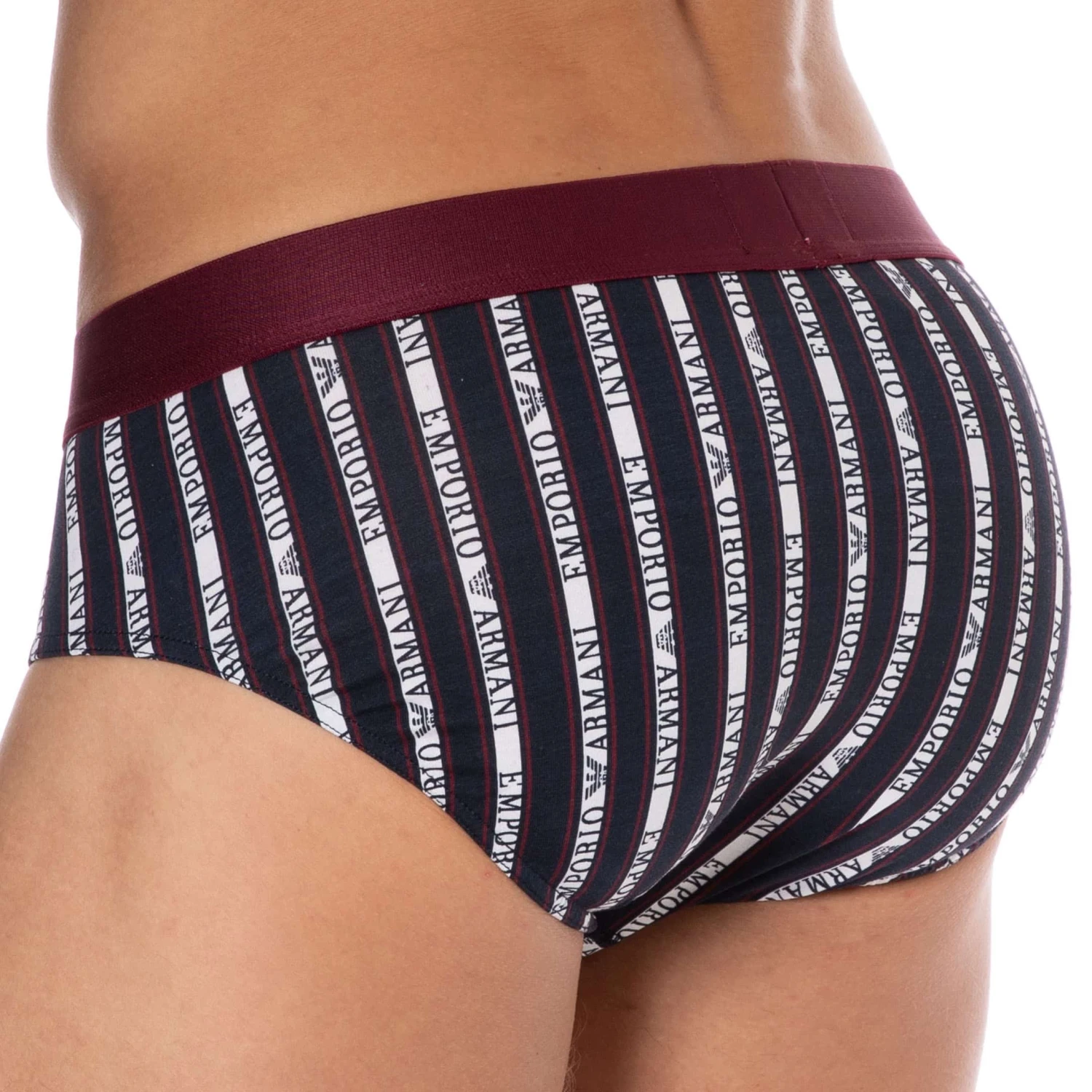 Slip All Over Logo Coton Bleu Marine â Image 2