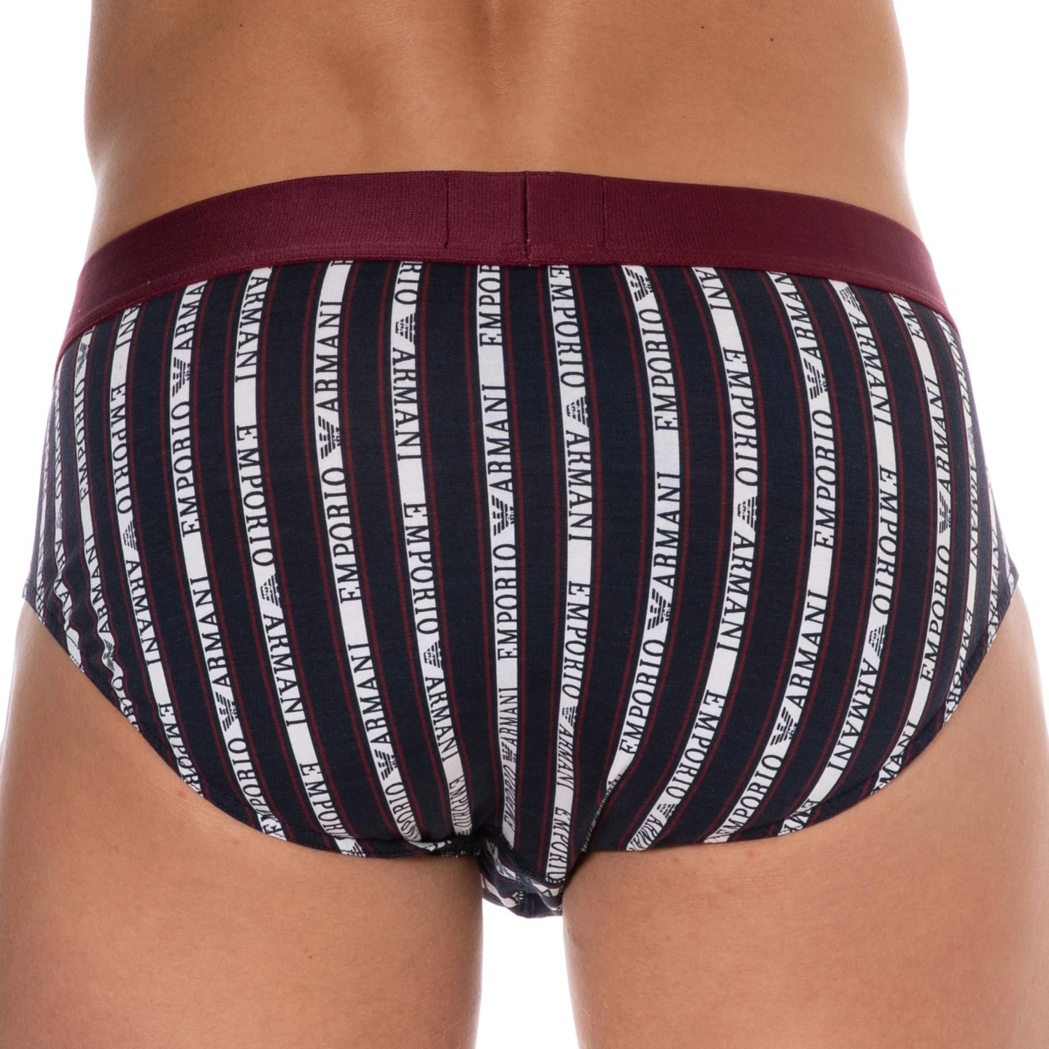 Slip All Over Logo Coton Bleu Marine â Image 3