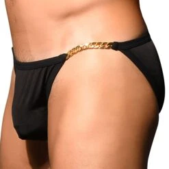 Slip Almost Naked Unleashed Chain Noir