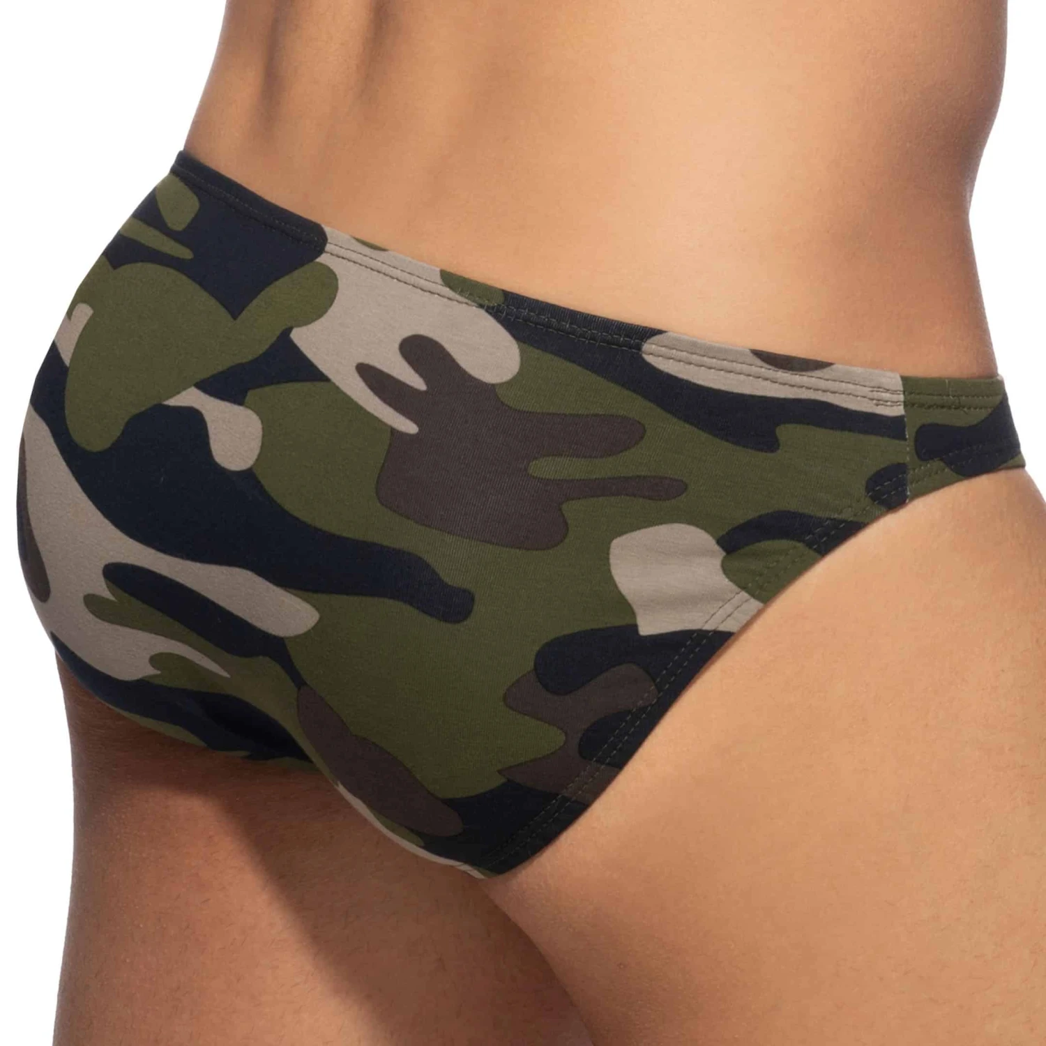 Slip Bikini Camo Coton Kaki â Image 2