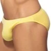 Slip Bikini Coton Jaune