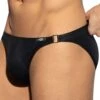 Slip Bikini Shiny Recycled Rib Noir