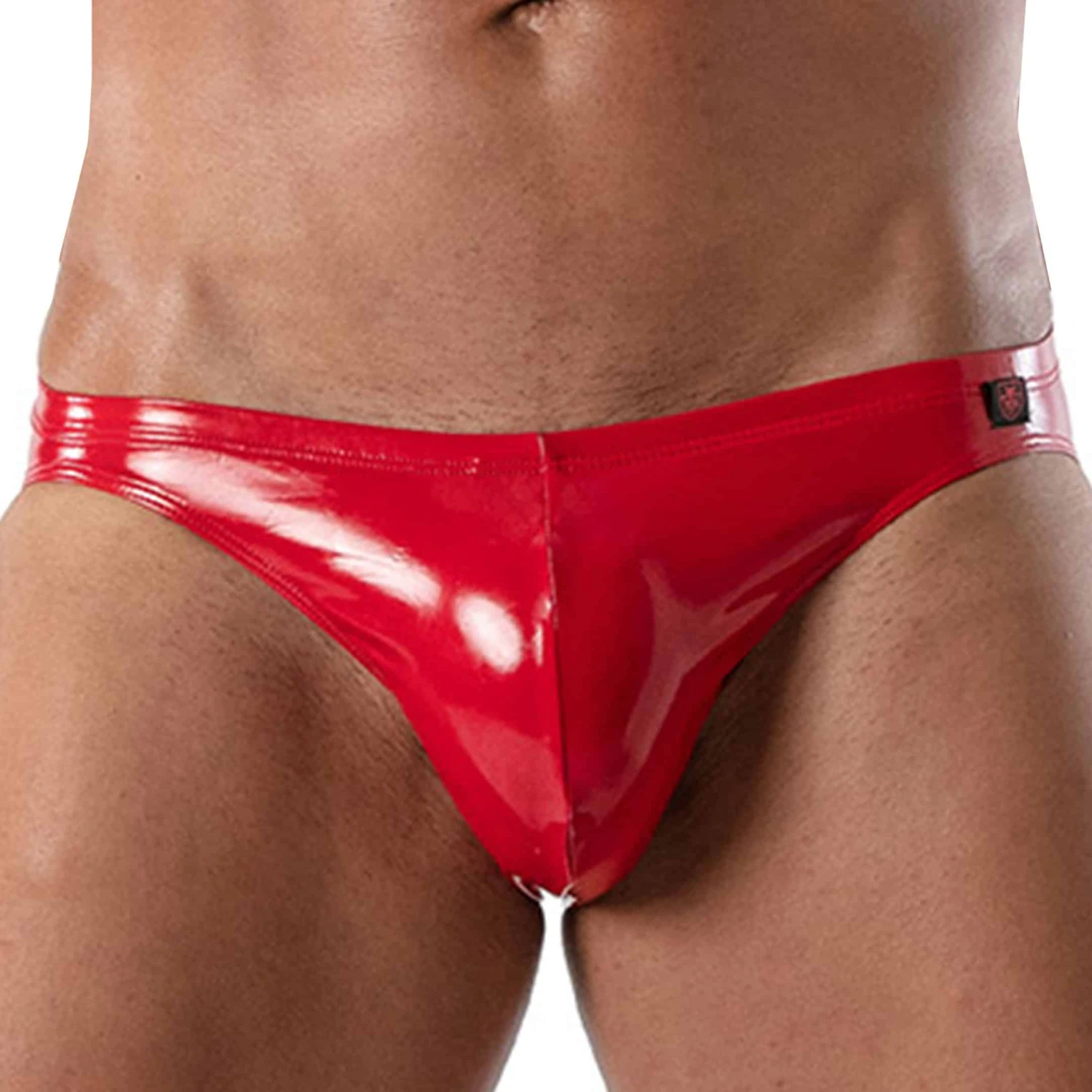 Slip Bikini Vinyl Rouge