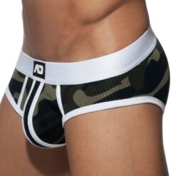 Slip Camo Stripe Blanc