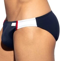 Slip De Bain Bikini Flag Bleu Marine