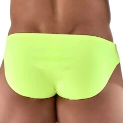 Slip De Bain Bikini Jaune Fluo