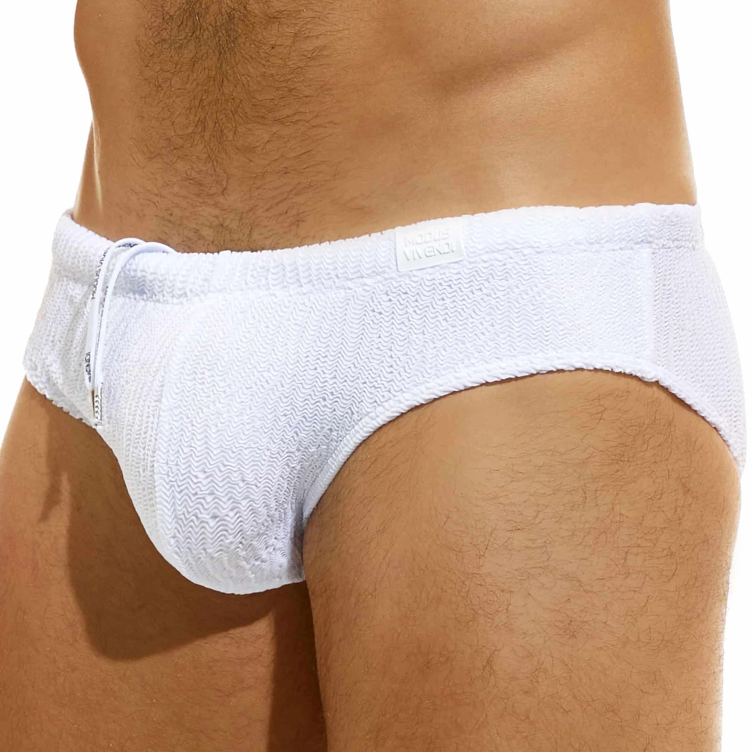 Slip De Bain Classic Wavy Blanc