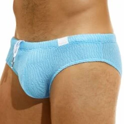 Slip De Bain Classic Wavy Bleu Ciel
