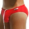 Slip De Bain Classique Rouge