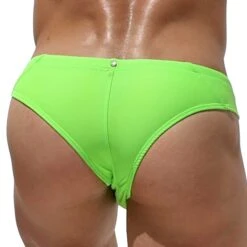 Slip De Bain Damiano Vert Fluo