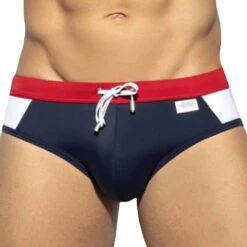 Slip De Bain Flag Bleu - Blanc - Rouge