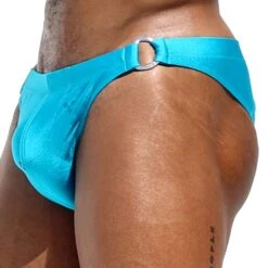 Slip De Bain Lando Bleu Turquoise